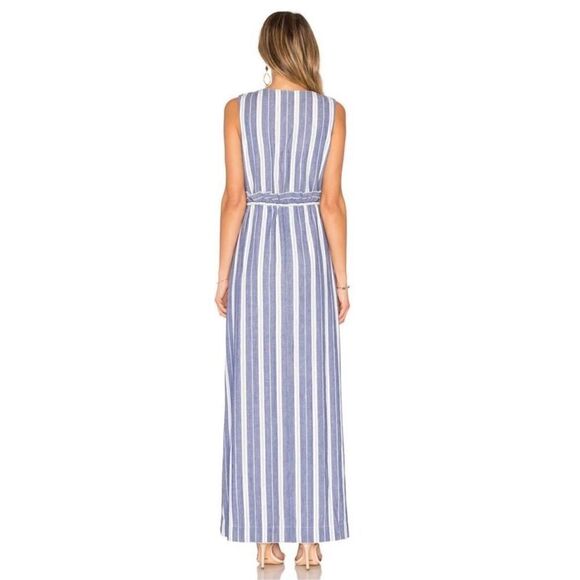 Tularosa X Revolve Essie Maxi Dress in Indigo Stripe - Picture 4 of 12